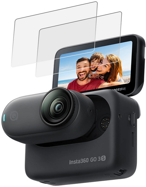 스페이스쉴드 인스타360 GO 3S 액션팟 호환 스크린 액정 보호 필름 2p 세트, 1세트