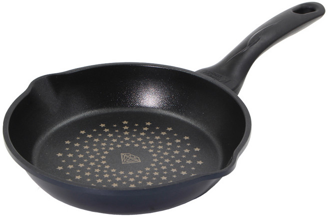 키친웰 셰프요리 다이아몬드 프라이팬, 22cm, 1개