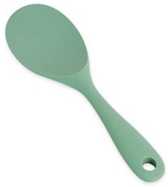 UH홈데코 실리콘 밥 주걱, 민트, 1개