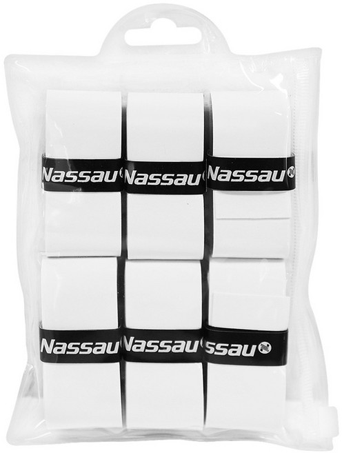 낫소 라켓 테니스 오버그립 NSOG-06, 화이트, 6개