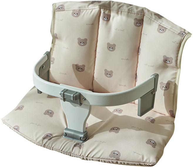 고이터 아동용 Syt 원목 하이체어 2.0 전용 쿠션, 브라운베어