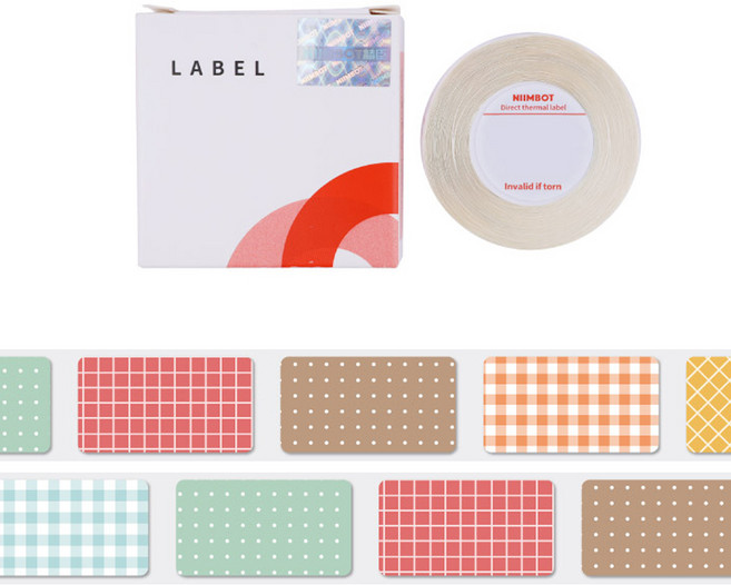 님봇 D 시리즈 H1S용 라벨스티커 스윗, 250개입, 1세트