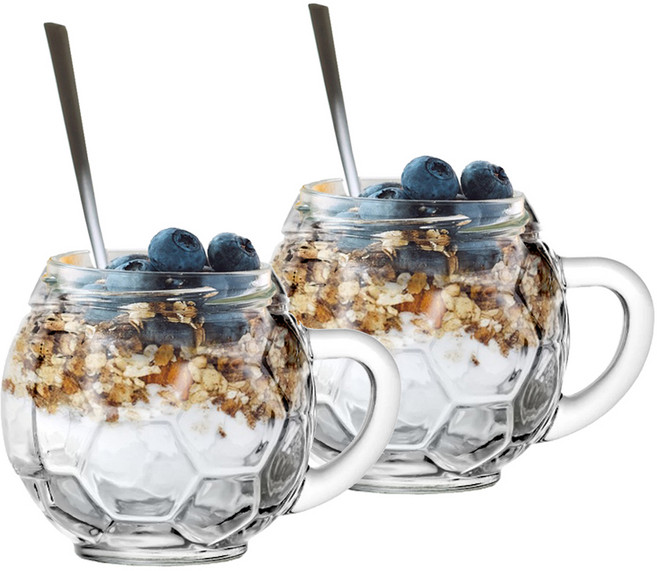 스토즐오베르글라스 풋볼 맥주잔, 2개