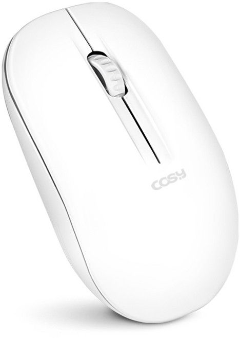 코시 블루투스 V5.2 무소음 무선마우스, M4119BT, 화이트