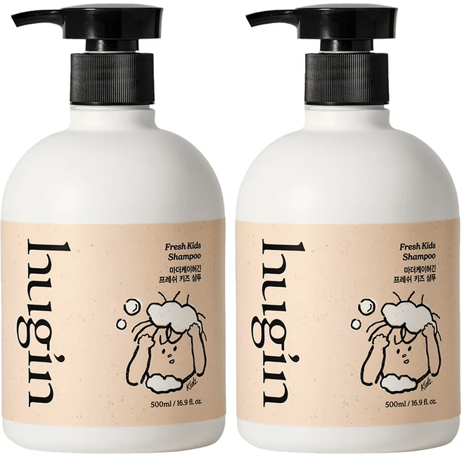 마더케이 허긴 프레쉬 아동용 샴푸, 500ml, 2개 - 쿠팡