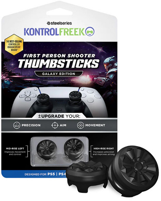 컨트롤프릭 FPS Galaxy BLACK Kit PS5 2종 세트, 블랙, 1세트