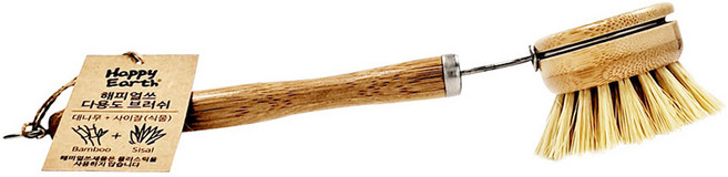 해피얼쓰 다용도 브러쉬, 우드, 1개