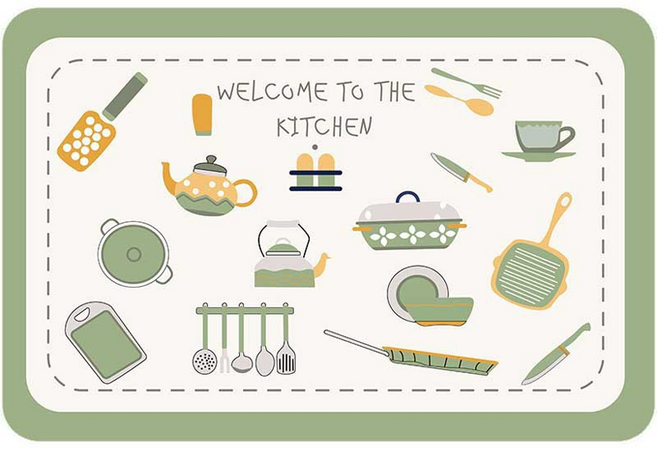 블루코지 규조토 드라잉 식기 건조 매트 40 x 60 cm, Style 13