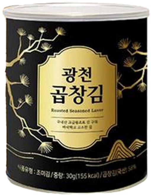 광천 곱창김 캔김, 30g, 1개