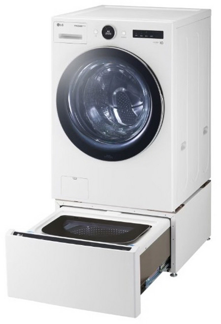 LG전자 트롬 오브제컬렉션 세탁기 + 미니워시 세트 FX24WSB 24kg + 4kg 방문설치, 릴리 화이트