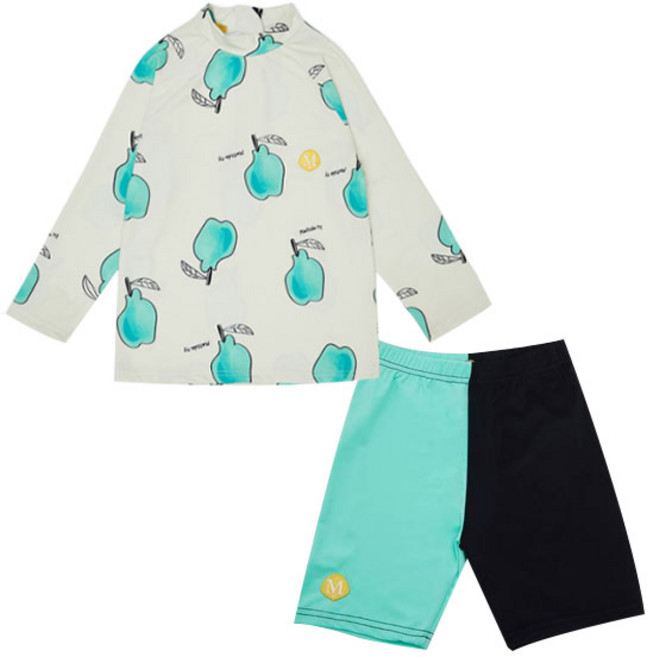 마틸다엔와이 아동용 UV차단 래쉬가드 상하의 세트 SHORT