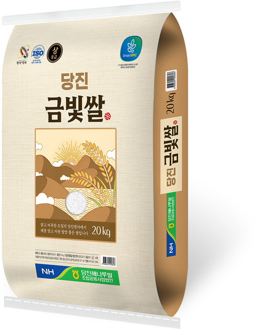 농협 당진금빛쌀, 상등급, 20kg, 1개