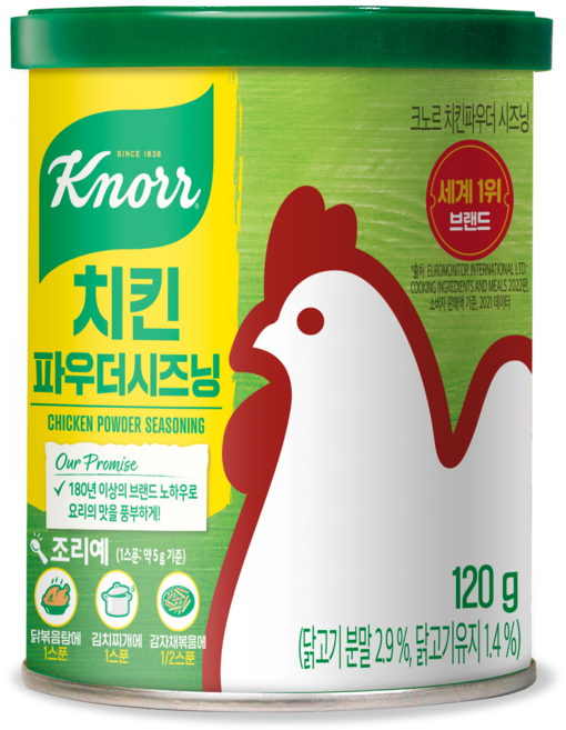 크노르 치킨스톡 파우더, 120g, 1개