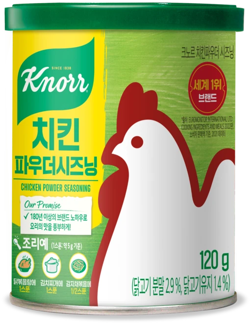 크노르 치킨스톡 파우더, 120g, 1개 - 쿠팡