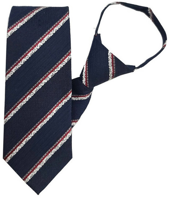 엘르옴므 실크 지퍼 자동 넥타이