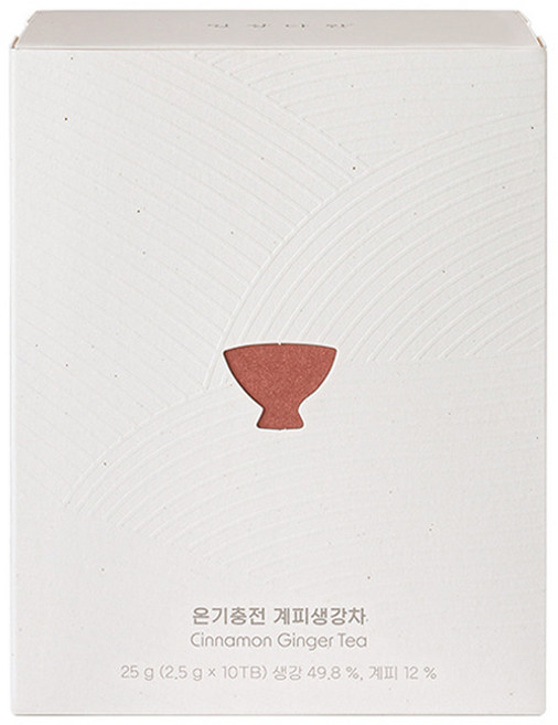 일상다완 계피생강차, 2.5g, 10개입, 1개