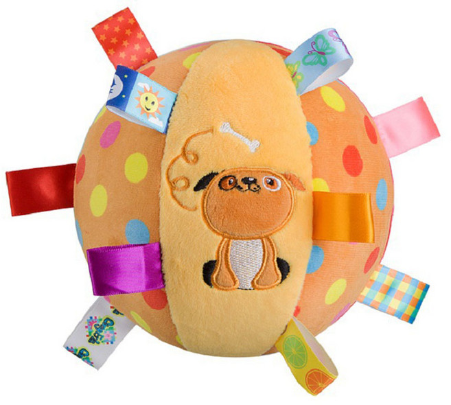 펫카 강아지 터그볼 장난감, 혼합색상, 1개