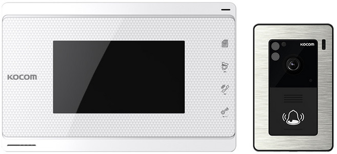 코콤 비디오폰 K6B VP-70C + 현관카메라 KC-94 세트, K6B VP-70C(비디오폰 화이트), KC-94(현관카메라)