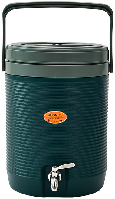 코스모스 스텐 수도꼭지 워터저그, 연녹색, 11.5L, 1개