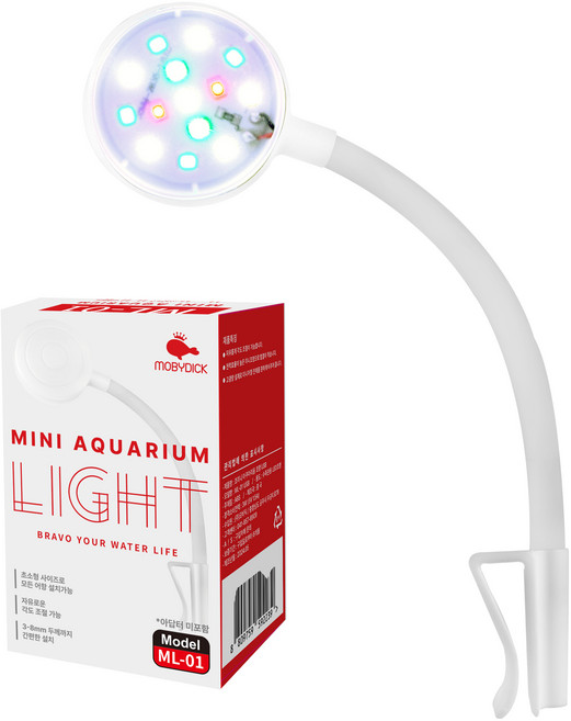 모비딕 초미니 아쿠아리움 라이트 ML-01 USB, 1개
