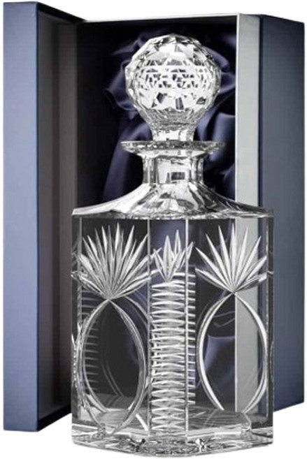 글렌캐런 보스웰 스퀘어 크리스탈 위스키 디켄터, 750ml, 1개