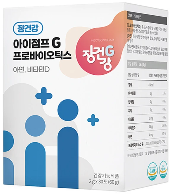 미소공감 장건강 아이점프 G 프로바이오틱스 유산균 30p, 1개, 30회분 - 쿠팡