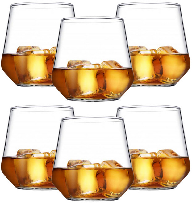 파사바체 알레그라 위스키 글라스 투명 355ml, 6개