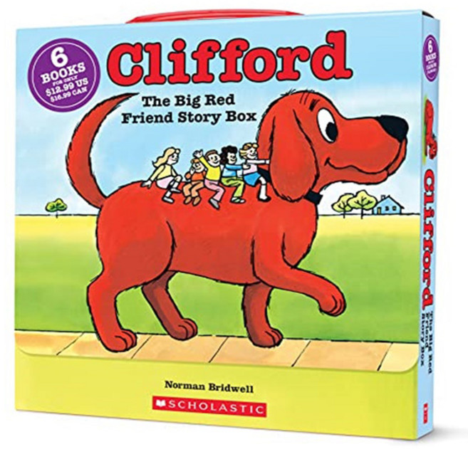 Clifford the Big Red Friend Story 6 Books Box 세트, Scholastic Inc.