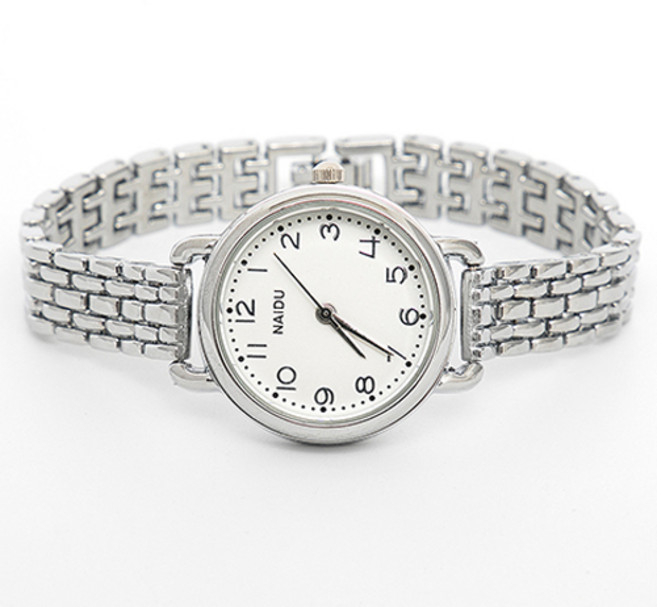 비아워게스트 여성용 브릭 메탈 손목시계