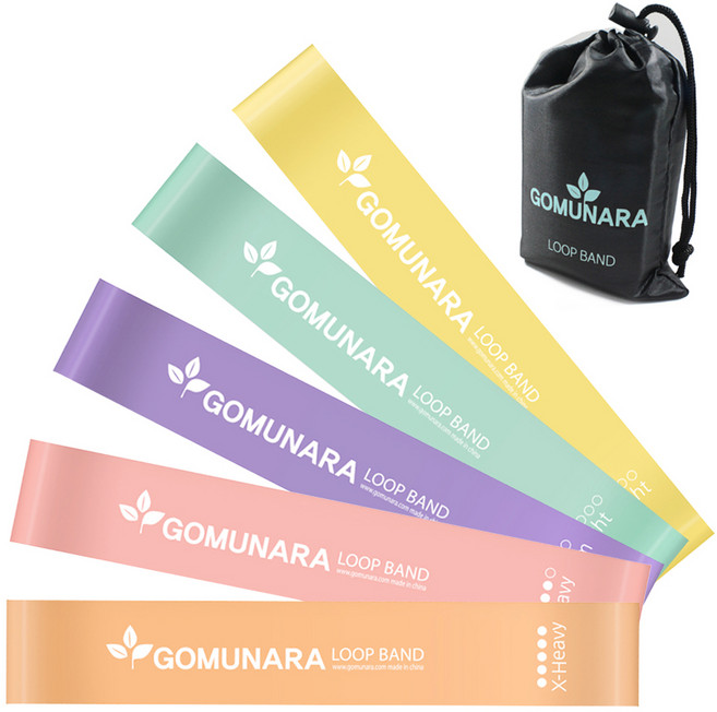 고무나라 루프밴드 샤베트 5종 세트, 레몬크림 + 피스타치오 + 블루베리 + 코랄피치 + 크림오렌지, 1세트