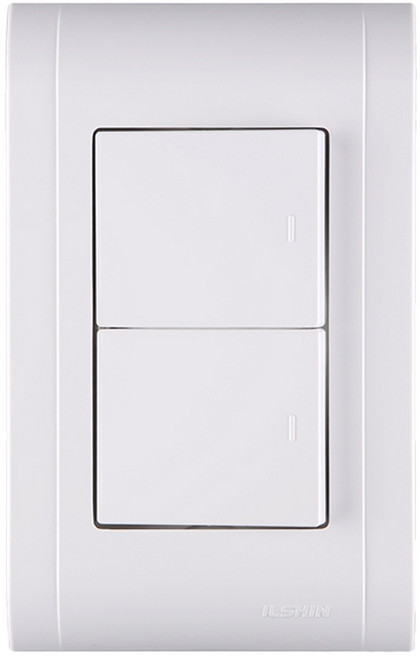 원하 BO 스위치 2구1로 미르 화이트, 1개