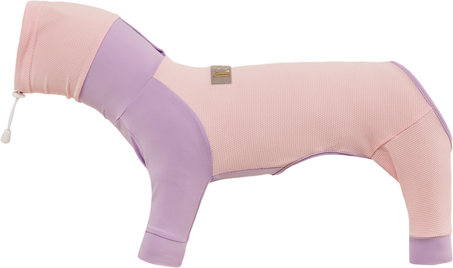 니즈더펫 인터라켄 강아지 쿨링 여름옷, 핑크라벤더, 1개