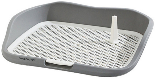 딩동펫 반려동물 보이즈 기둥배변판, 그레이, 1개
