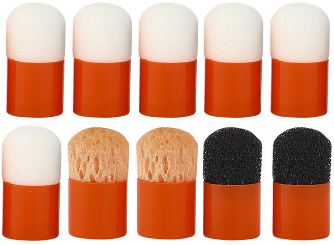 캐스비 아트스쿨 도트찍기 스탬프 10p 세트, 혼합색상, 1세트