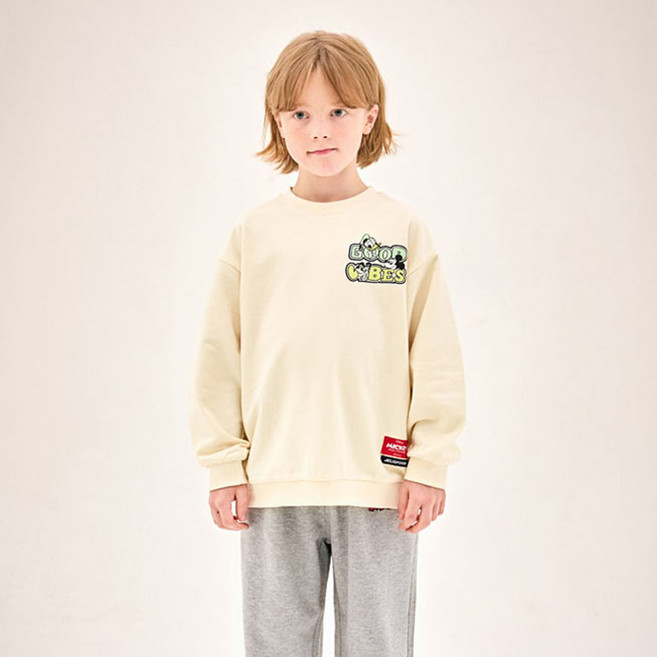 젤리스푼 남아용 디즈니 미키와 친구들 굿바이브 티셔츠