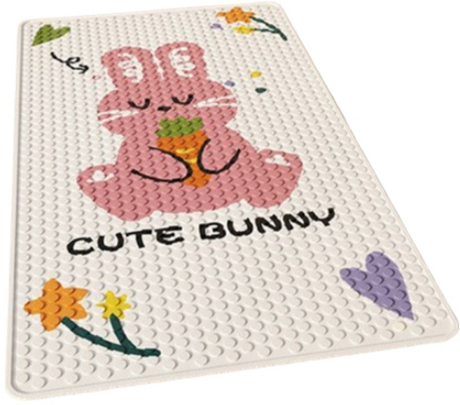 소니오 동물 친구들 흡착 욕조 매트 40 x 70 cm, 03 큐티버니, 1개