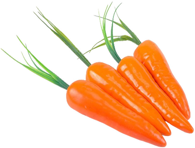 파티쇼 당근 모양 모형, 4개