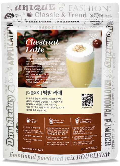 더블데이 밤밤 라떼 파우더, 800g, 1개입, 1개