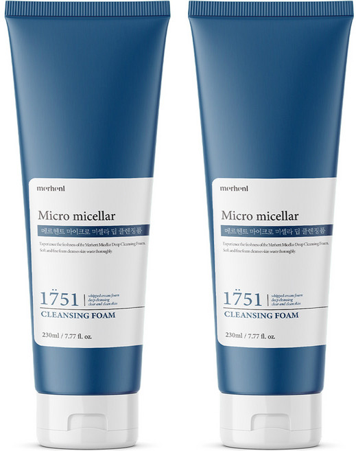 메르헨트 마이크로 미셀라 딥 클렌징폼, 230ml, 2개