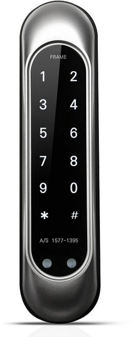 이츠락 프레임 번호전용 폭이 좁은 샤시문전용 디지털보조키 손잡이 없음 도어락, FRAME, 고객직접설치