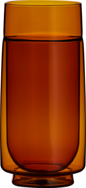 헤리터 가야 글라스 컵 라지 550ml, 앰버, 1개