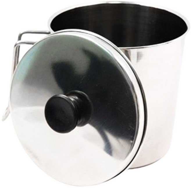 UH홈데코 스텐 음식물 쓰레기통 2L, 본상품선택, 1개