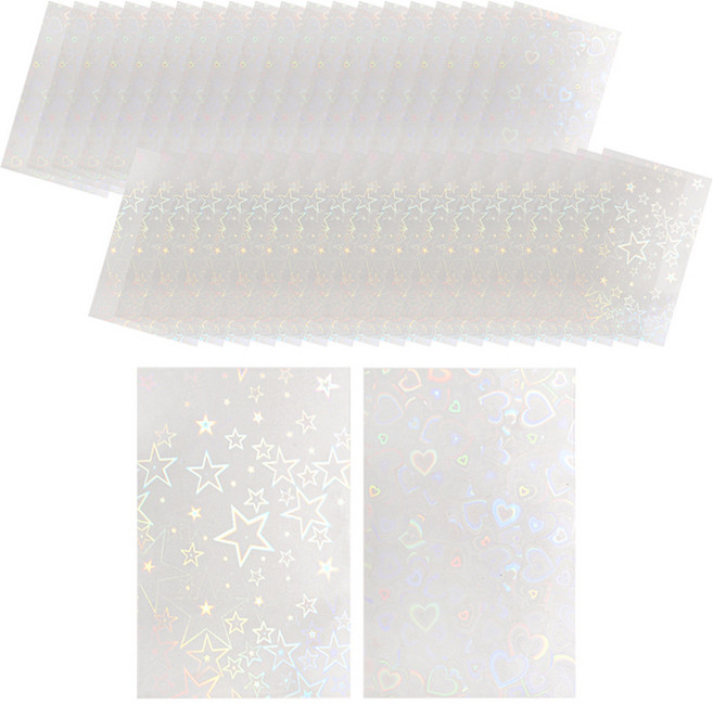 투영디자인 홀로그램 슬리브 디자인 탑로더 40p, 랜덤발송, 1세트