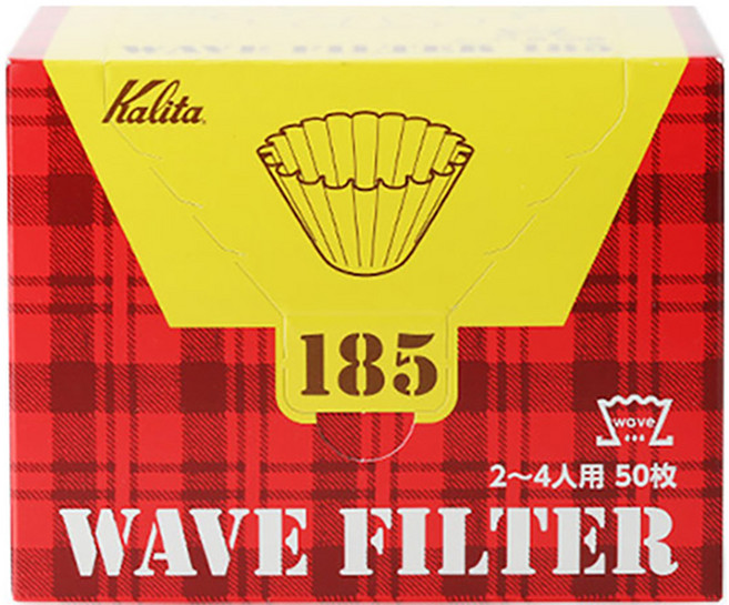 칼리타 웨이브 필터 화이트, 1개, 50개입