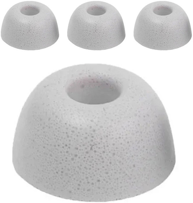 구스페리 갤럭시 버즈2 프로 호환 메모리폼 이어팁, GBMET(S), 화이트, 4개