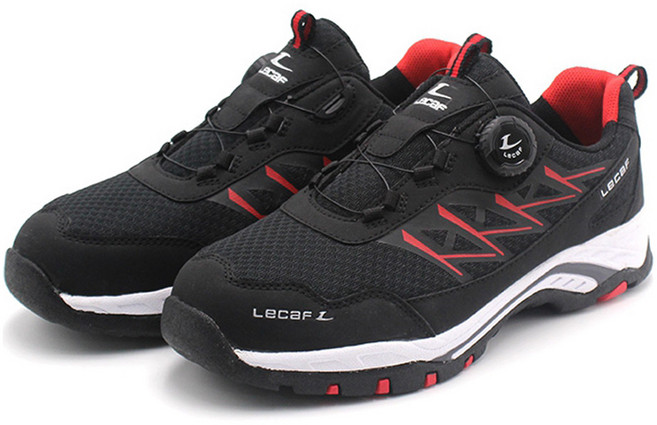 르까프 안전화 세트 LS-13E, 블랙 + 레드, 1개