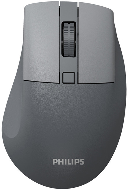 필립스 멀티페어링 무선 마우스, SPK7528, 그레이