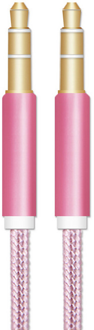 칼론 스테레오 AUX 케이블, APC-A15, 핑크, 1개