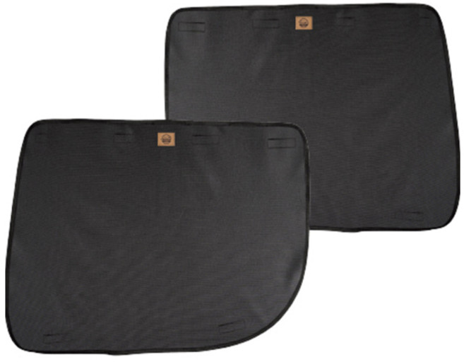 카쏙 스크래치 방지 도어커버 2p, 전차종, 블랙