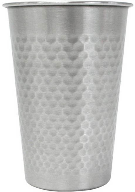 키친유 캠핑 스케치 스텐304 벌집무늬 컵 500ml, 실버, 1개